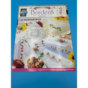 True Colors Ribbon Embroidery Borders One Pattern Book
